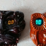 Часы электронные цифровые Сова и Мефистофель, Нижний Новгород